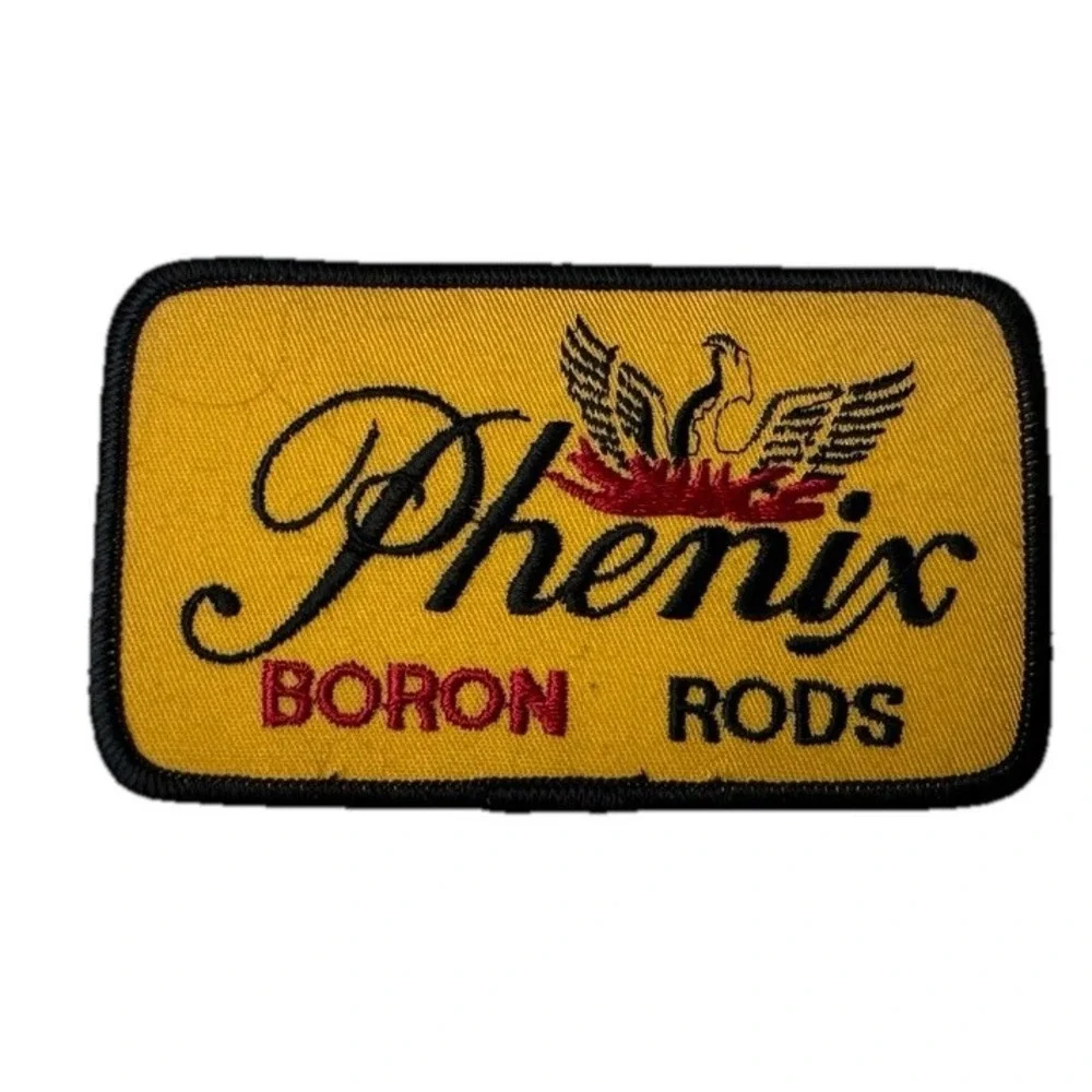 Vintage 1970-80's Phenix‎ Boron Rods Sew On Patch Fishing